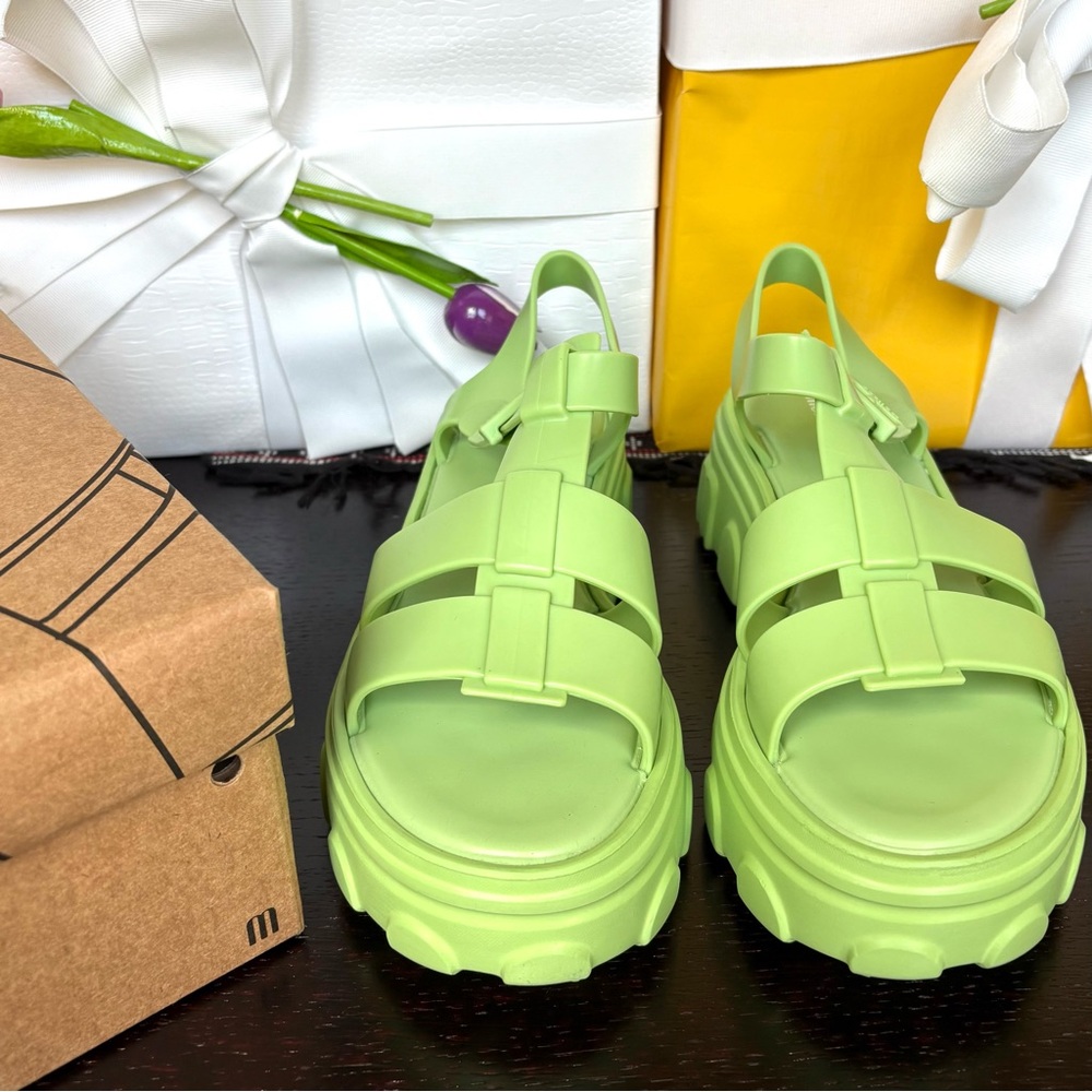 Melissa Green Platform Sandals